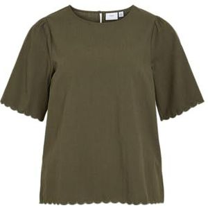 Vila Vifernanda O-Neck 2/4 Top/Pr, Deep Depths., 42