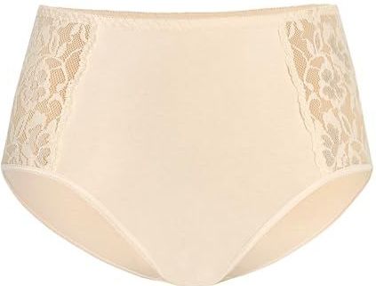 Teyli - Ondergoed - Beige - Kanten Versierde Onderbroek - Dames