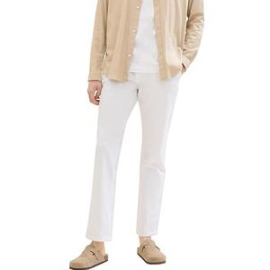 TOM TAILOR Heren Regular Fit Chino Linnen Broek, 20000 - wit, M
