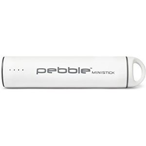 Veho Pebble Ministick Power Bank | Nieuw | 2.200 mAh | Batterijpakket | iPhone-oplader | Samsung Charger | Oplaadbare Powerbank | Draagbare telefoonoplader | Wit (VPP-102-WH-2200)