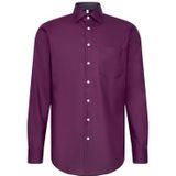 Seidensticker - 845546 - Chemise - Groen - Manches Longues - Coupe Droite