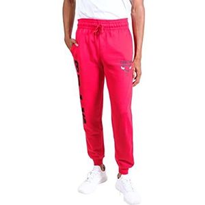 UNK NBA Heren VSF5166M-AM NBA Active Basic Franse Terry Jogger Broek, Team Color, Rood, XX-Large