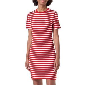 Tommy Hilfiger - Jurk - Katoen - Donkerblauw