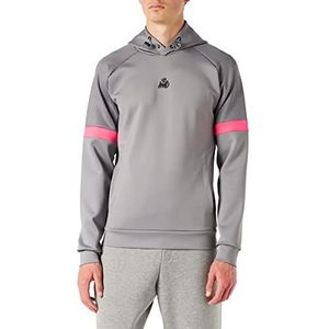 Kings Will Dream ZADAR Poly Overhead Hood Skateboarden Hoodie, Sharkskin/FLO Roze, XL