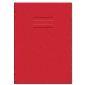 Hamelin A4 8 mm gelinieerd en 80 pagina's boekje - 50 stuks 80 rood
