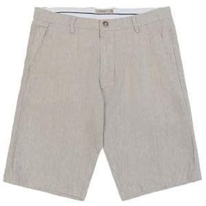 GIANNI LUPO Heren linnen shorts GL5039BD-S24, Touw, 46 NL