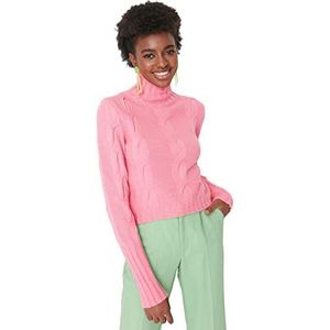 Trendyol Trui - Bruin - Oversize, roze, M