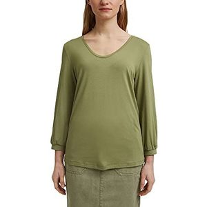 ESPRIT T-shirt voor dames, 345/light kaki, M
