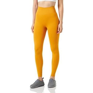 Little Hand Sportbroek, yoga, compressie, wandelbroek, leggings, broekenset voor dames, B-geelgeel, M
