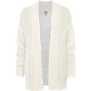 Camel Active Womenswear Gebreid damesjack, Broken White, M