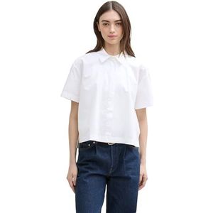 TOM TAILOR Denim Damesblouse, 20000 - wit, L