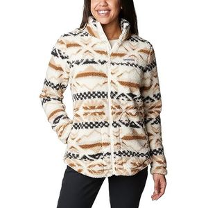 Columbia West Bend Full Zip voor dames, Krijt Geruite Peaks, S