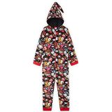 Harry Potter Onesie, pyjama's voor meisjes en jongens, fleece kinderpyjama's 7-14 jaar (Veelkleurig, 9-10 Jaar)