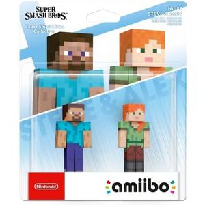 Nintendo Amiibo Character 2 Pack - Minecraft Steve & Alex (Super Smash Bros. Collection) /Switch