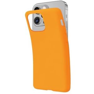 SBS Beschermhoes voor iPhone 13 Pro Orange Pantone 1375 C, zacht, flexibel, krasbestendig, dun, comfortabel in de tas, compatibel met draadloos opladen