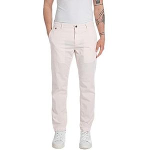 Replay Heren Regular fit Chino Jeans Benni X-Lite Plus collectie, 709 lichtroze, 31W / 32L