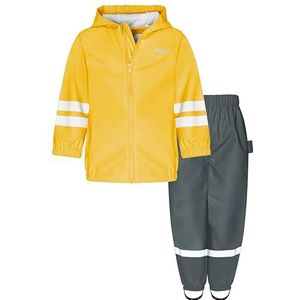 Playshoes Basic regenpak, riem geel/grijs, 92 uniseks, kinderen