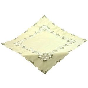 Bellanda tafelkleed, polyester, ecrue, 85 x 85 x 0,5 cm