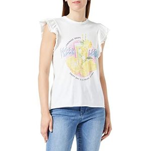 ONLY Dames ONLLUCY S/S Fruit TOP Box JRS T-shirt, Cloud Dancer/Print: Fresh, S, Cloud Dancer/Print: Fresh, S