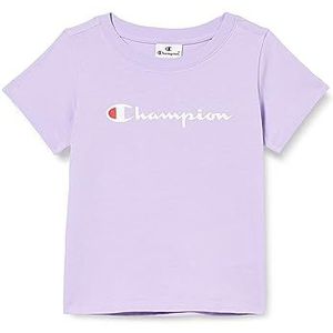 Champion Legacy American Classics G-S-s Crewneck T-shirt voor meisjes en meisjes, Licht paars, 11-12 jaar