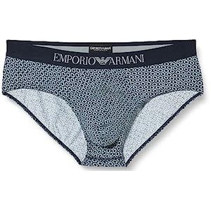 Emporio Armani Herenslip met klassieke patroonmix, Exagon, S