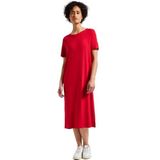 Street One - Dames Jurk - Rood - Midi Shirt
