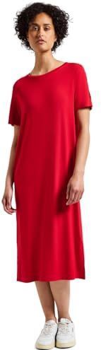 Street One - Dames Jurk - Rood - Midi Shirt