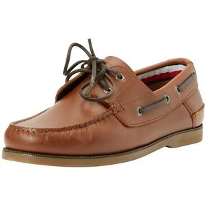 Tommy Hilfiger Heren TH boot schoen CORE leer, winter cognac, 8 UK, Winter Cognac, 42 EU