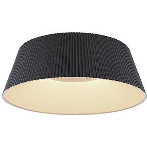 LED plafondlamp lamp dimmer afstandsbediening nachtlampje D 46 cm zwart rond