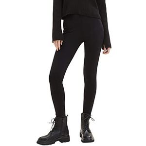 TOM TAILOR Dames treggings broek 1035496, 14482 - Deep Black, 44W / 28L