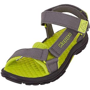 Kappa Unisex Mortara K Slipper voor kinderen, 1633 Grey Lime, 34 EU