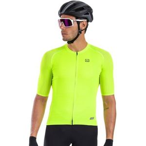 Alé Cycling Heren R-EV1 Silver Cooling shirt met korte mouwen, Fluo geel, 3XL