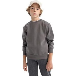 DeFacto Sweatshirt voor jongens, D.grey, 5-6 Jaar