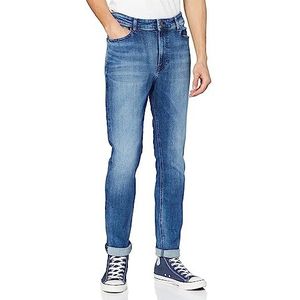 Tommy Hilfiger Tommy Jeans Slimon Skinny Jeans Stretch voor heren, Dynamic Jacob Mid Blauw Stretch, 29W/30L