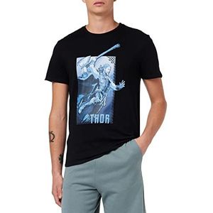 Marvel METLATMTS022 T-shirt, zwart, S, zwart., S