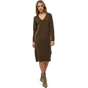 Peppercorn Rosalia jurk 2, leisteen bruin, XS, Leisteen Bruin, XS