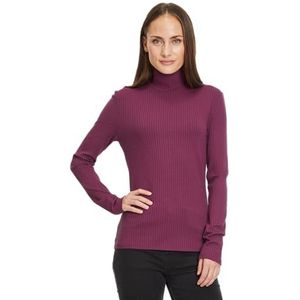 Tamaris Bowie Knit Shirt voor dames, Grape wijn, XL