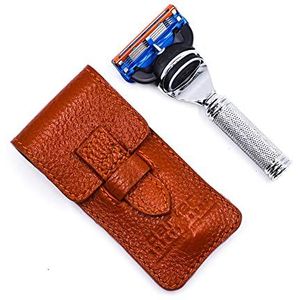 Parker Travel Fusion TravFus Compatibel Razor met Leather Case