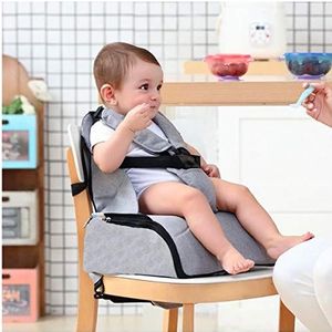 Babify Soft. Reisstoel met opbergvak, 2 in 1 voor kinderen van 6 maanden tot 36 maanden - tot 15 kg. Kleur Zacht Grijs