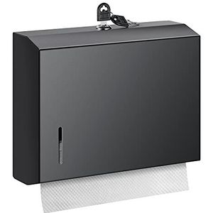 Wandmontage Commerciële Papieren Handdoekdispensers, 10.4"" L x 3.3"" D x 8.3"" H, Roestvrij Staal C-Fold Multifold Hand Papier Tissue Houder met Slot