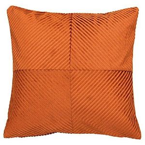 Paoletti Infinity kussensloop, polyester, roest, 45 x 45 cm