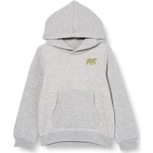 Noa Noa miniature Baby Boys AdamNNM Sweatshirt, Light Grey, 104/4Y