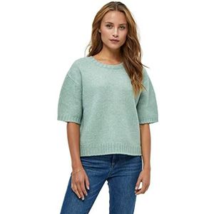 Peppercorn Dames Gianna GRS Knit Tee T-shirt, veldspar groen melange, XS