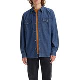LEVI'S - Jeanshemd - Blauw - Katoen - Lange Mouwen