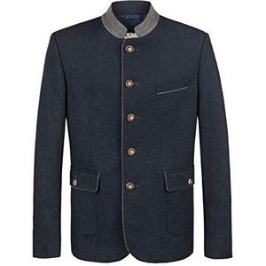 Stockerpoint Justus Business-pak jas voor heren, blauw-leisteen, 58