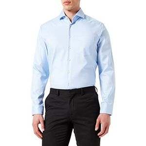 Seidensticker Formele shirt voor heren, Blauw (Blauw 12), 45