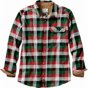 Legendary Whitetails Buck Camp flanel shirt met lange mouwen voor heren, Alpine Mountain Plaid, 3XL Tall