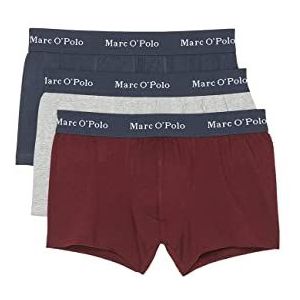 Marc O'Polo Body & Beach Heren Multipack M Shorts 3-Pack Boxershorts, Bordeaux, XL