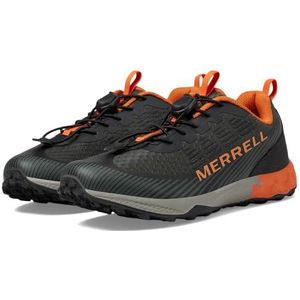 Merrell Agility Peak Sneaker voor jongens, Olijf Zwart Oranje, 13 UK