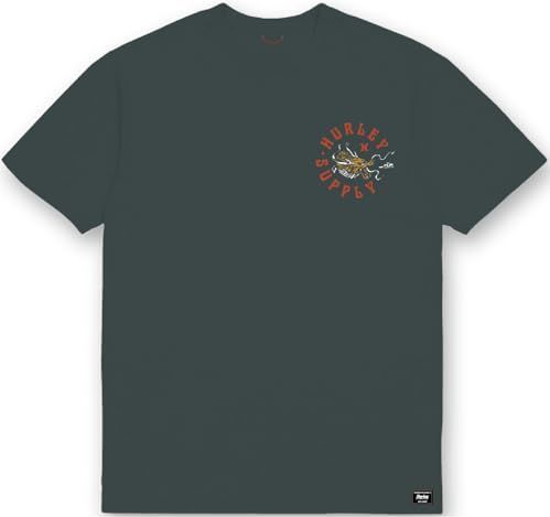 Hurley - Dragon Lagoon SS - T-shirt - 100% Zwaargewicht Katoenen Jersey